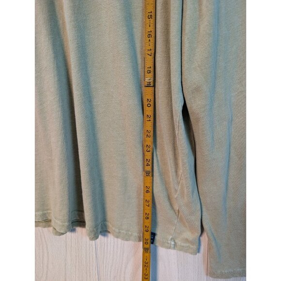 Lucky Brand Men's Long Sleeve Shirt Green Size XXL Venice Burnout Crew Neck - Picture 6 of 6